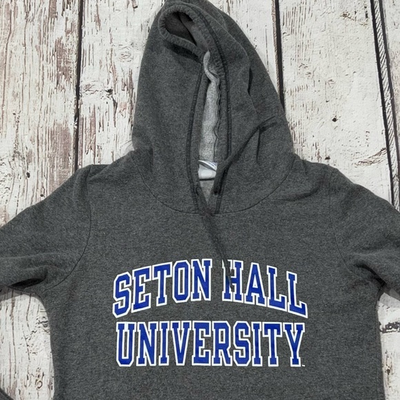 Women's Seton Hall University Pirates Champion Hoodie Sweatshirt - Picture 3 of 6